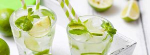 Lime, Cucumber Mint Frozen Mojito alcohol free