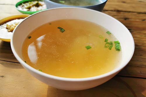What is clear broth colonoscopy here is an example minus the herbs
