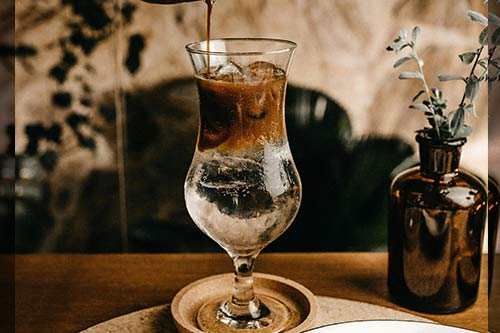 Refreshing iced black coffee is a good choice for the morning of your colonoscopy