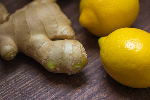 Ginger and lemon