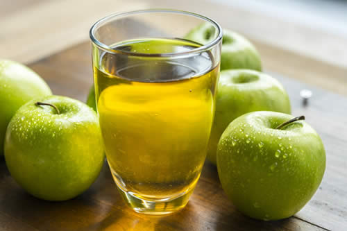 Drink apple juice with breakfast the day before a colonoscopy