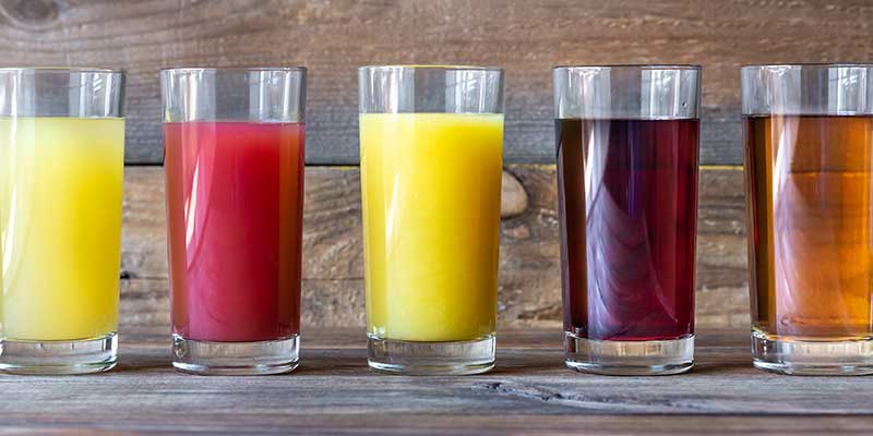 clear liquid diet juices